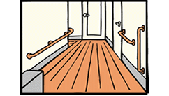 住宅改修　手すり・スロープ